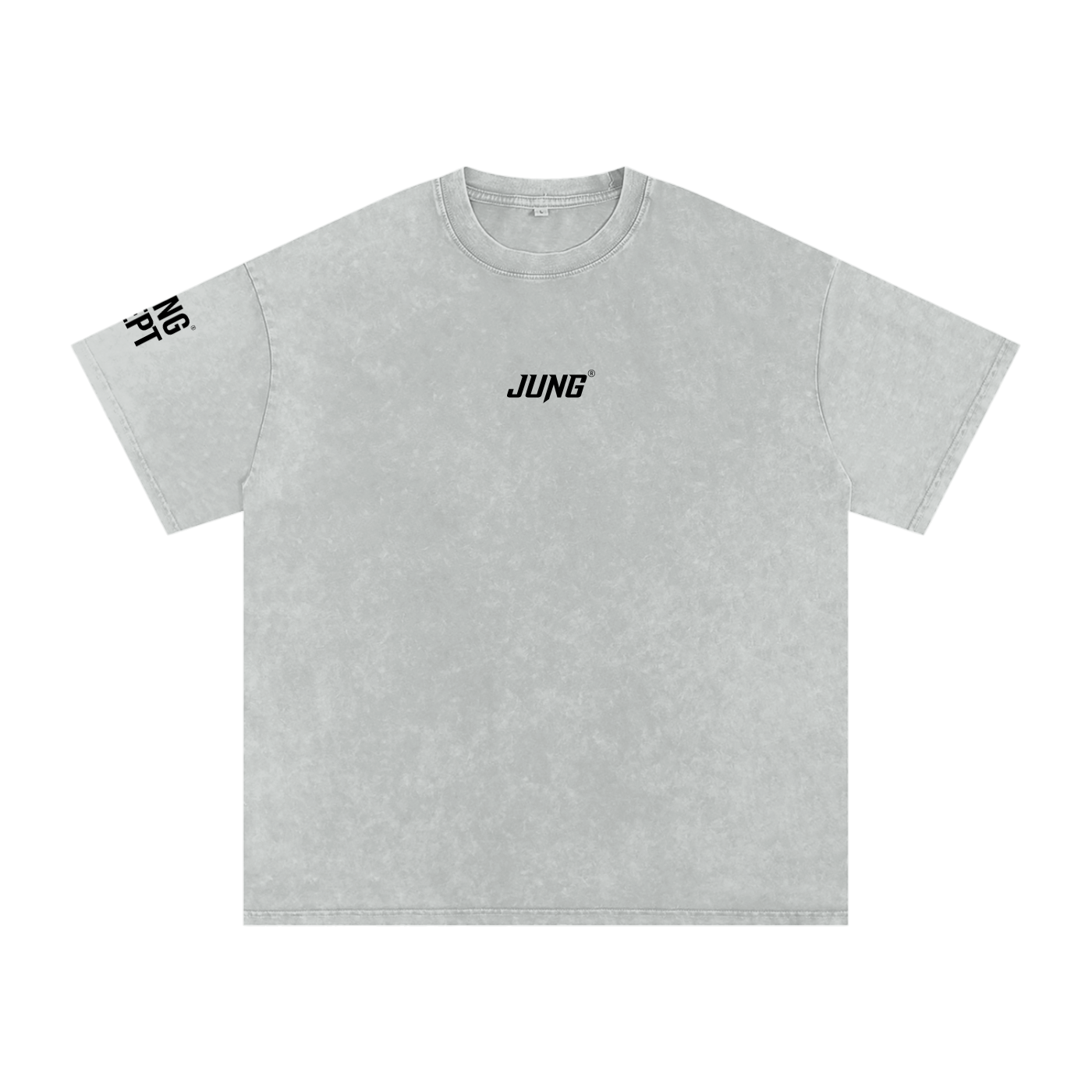 Anti Malech - Ash Grey Vintage Wash Cotton T-Shirt